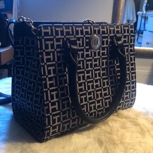Tommy Hilfiger Black and White Purse
